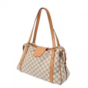 Louis Vuitton Damier White Azur Stresa Canvas Bag Shoulder